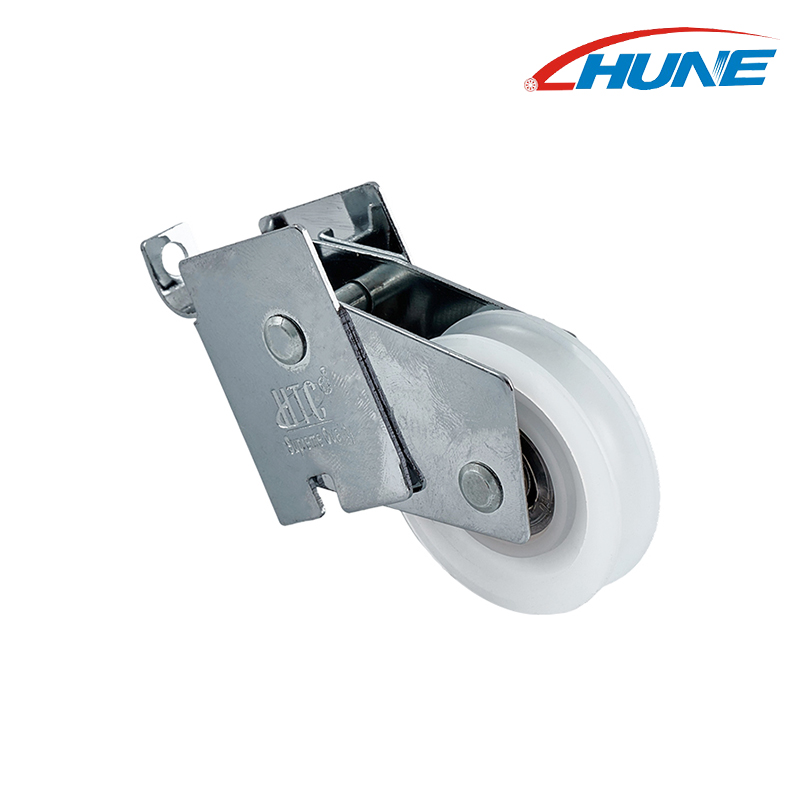 Polea con rodamiento 608ZZ duradera de nailon para ventana corrediza