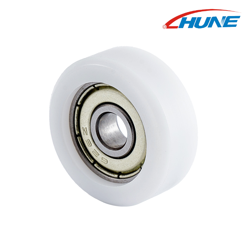 Polea con rodamiento 626ZZ de forma especial y bajo ruido para duchas y cajones