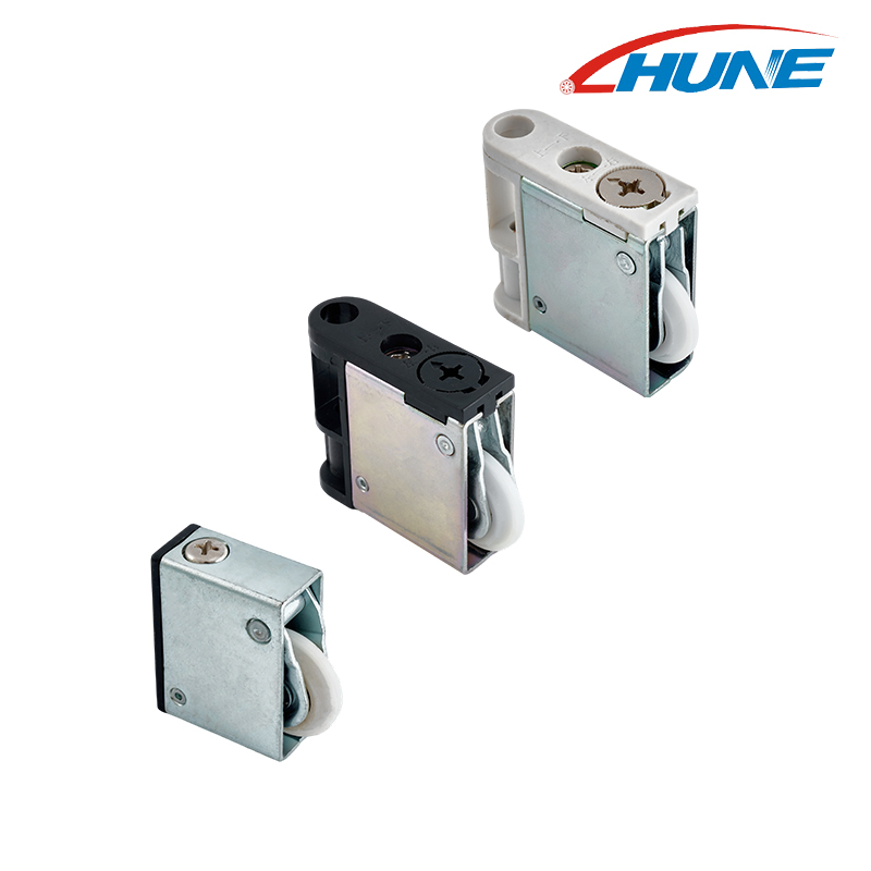 Polea de hierro con rodamiento deslizante para ventanas y puertas de aluminio